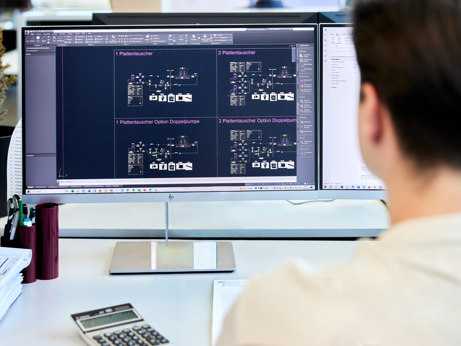 Planung und Design von Kältesystemen am Computer – Zaugg AG, Experten für Kälteanlagen.